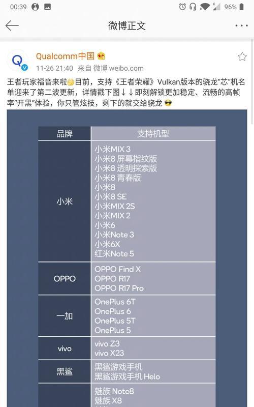 王者荣耀启动卡支持哪些手机使用？