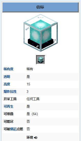 我的世界信标的制作方法是什么？