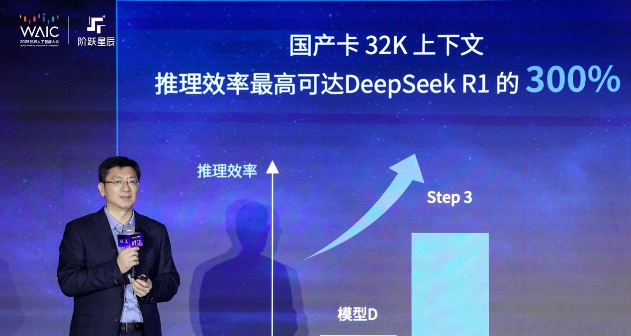 阶跃星辰发布新一代基模Step 3，推理效率创行业新高